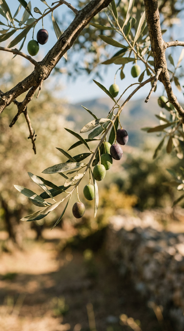 Olive grove light in Crete, Greece - Yolion Chapter I